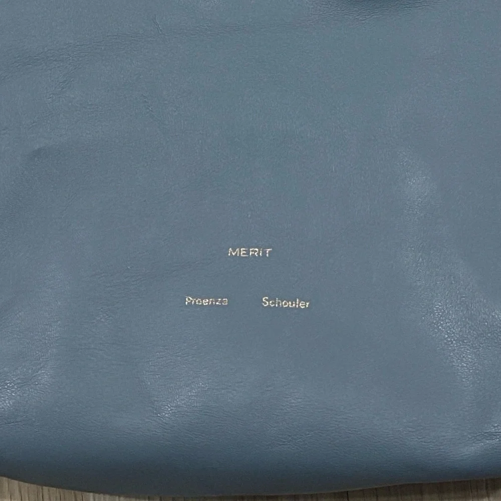 Merit x Proenza Schouler‎ bag - Reversable Vegan Leather Clutch Cosmetic Bag